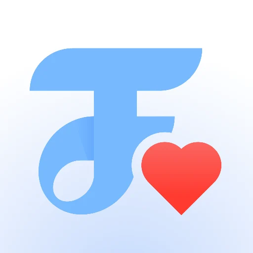 thaifriendly app white gradient background with the word F and Heart